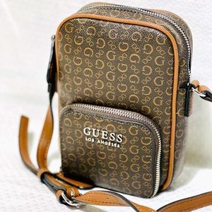 New GUESS El Dorado crossbody bag. Brown.